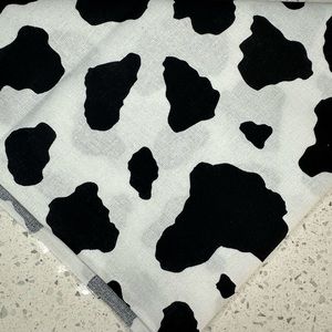 Cow print doggie bandana
